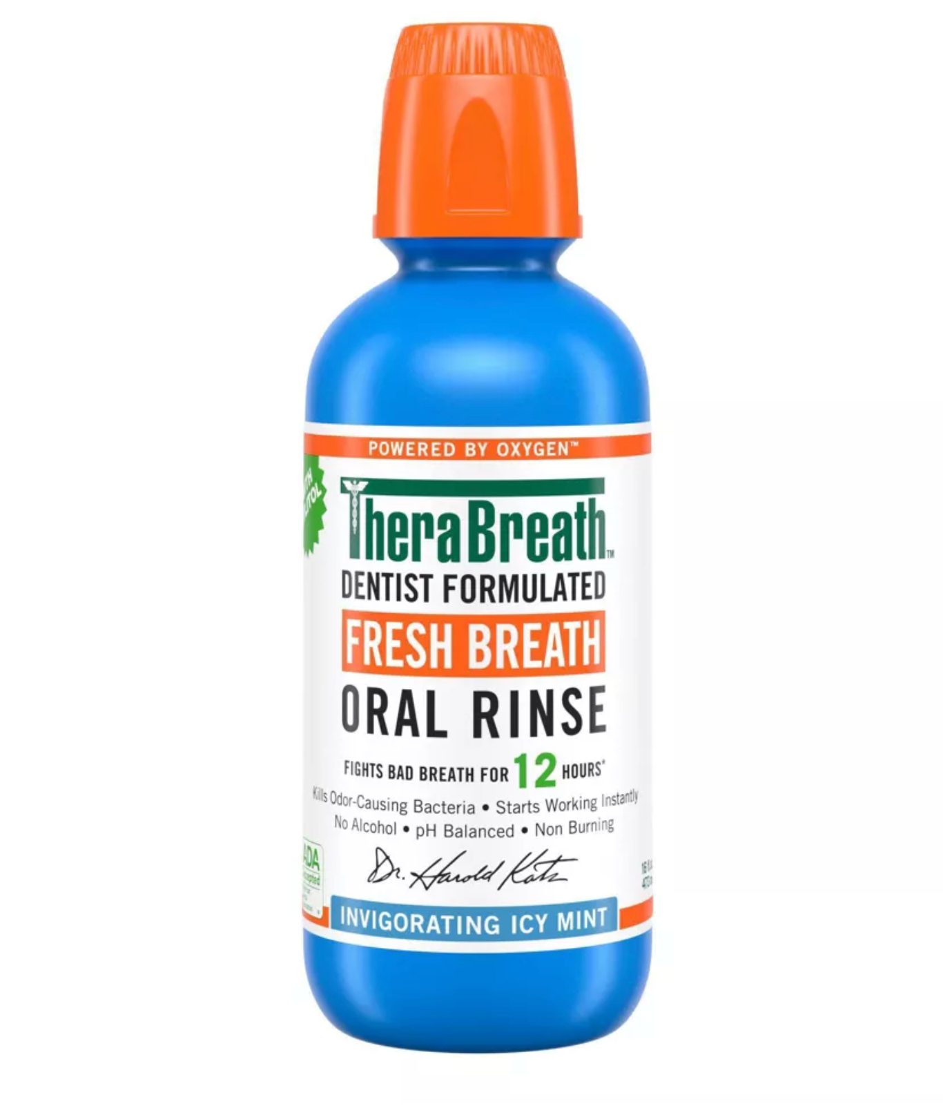 TheraBreath Fresh Breath Mouthwash - Icy Mint - 16 fl oz.