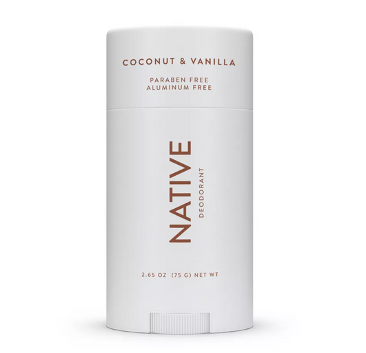 Native Coconut & Vanilla Natural Deodorant for Women - 2.65oz