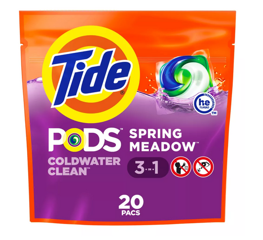 Tide Pods Laundry Detergent Pacs - Spring Meadow