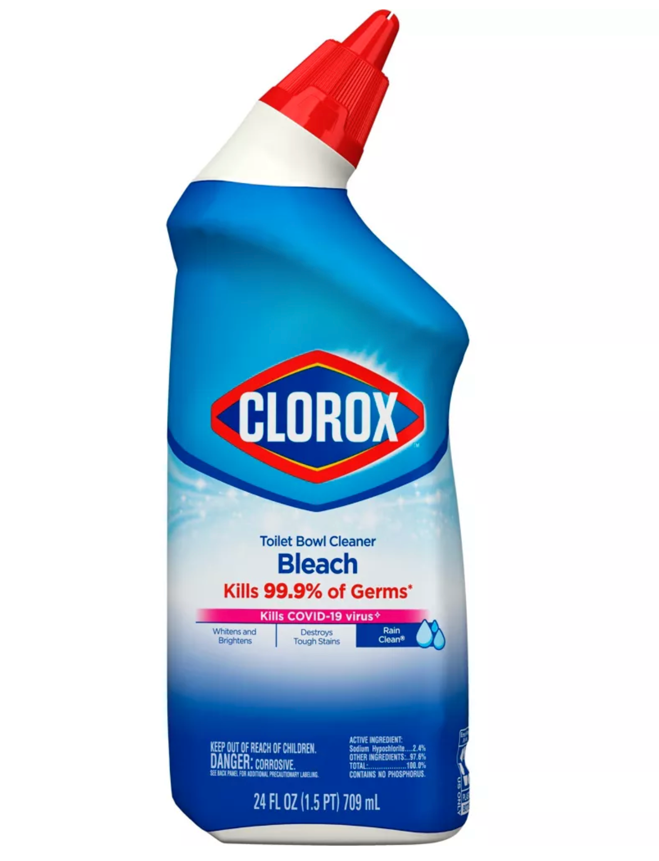 Clorox Rain Clean Toilet Bowl Cleaner - 24 fl oz