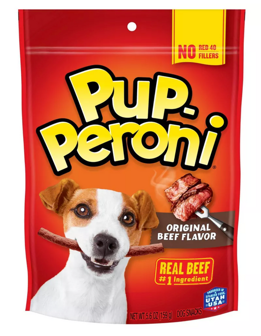 Pup-Peroni Treats Peroni Beef Flavor Chewy Dog Treats - 5.6 oz.